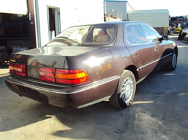 1991 LEXUS LS400, 4.0L AUTO 4DR, COLOR BROWN, STK Z14828